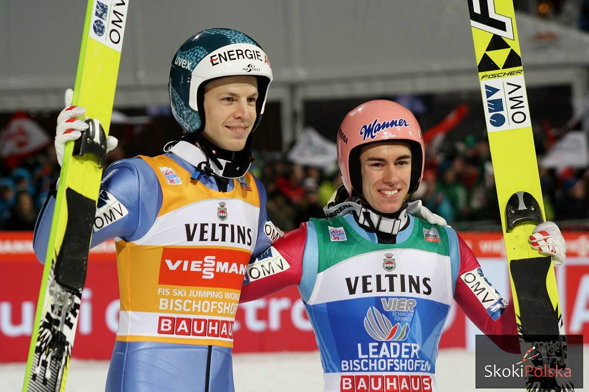 Michael Hayboeck Stefan Kraft Bischofshofen2015 fot.Julia .Piatkowska - FOTORELACJE