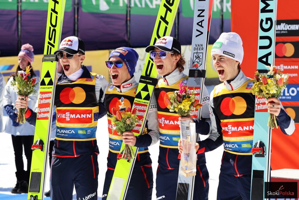 Read more about the article PŚ Planica: Austriacy wygrywają drużynówkę, Polacy ostatni z ogromną stratą do rywali
